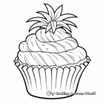 Decorate Your Own Cupcake Coloring Pages 1