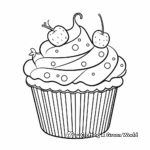 Decorate Your Own Cupcake Coloring Pages 4