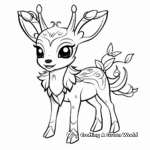Deerling In The Wild Coloring Pages 1