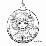 Delicate Glass Ornament Coloring Pages 2