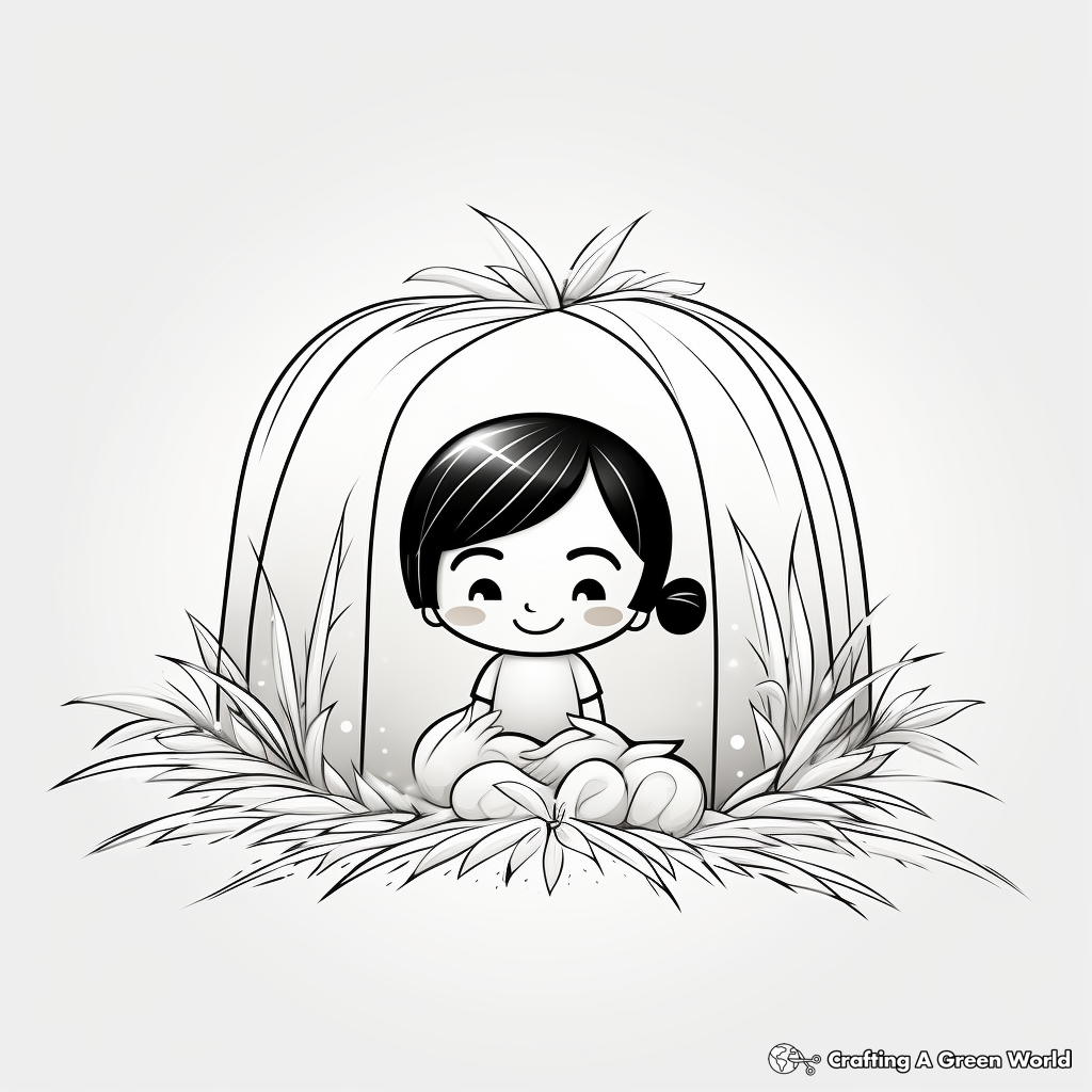 Delicate Jasmine Rice Coloring Pages 1