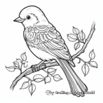 Delicate Songbird Coloring Pages 4