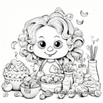 Delicious Pasta Coloring Pages for Kids 1