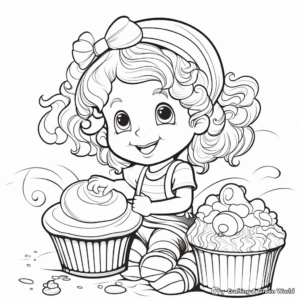 Delicious Peppermint Chocolate Coloring Pages 1