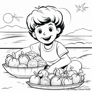 Delicious Summer Fruits Coloring Pages 4