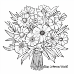Delightful Daisy Bouquet Coloring Pages 2