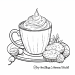 Delightful Hot Cocoa Coloring Pages 1