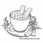Delightful Hot Cocoa Coloring Pages 2