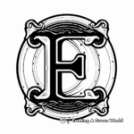 Delightful Lowercase Letter E Coloring Pages 3