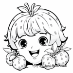 Delightful Strawberry Coloring Pages 3