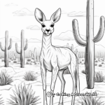 Desert Adaptation: Kangaroo Rat Coloring Pages 3