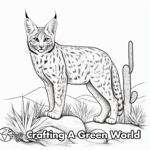 Bobcat Coloring Pages - Free &amp; Printable!