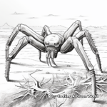 Desert Tarantula Coloring Pages for Thrills 2