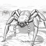 Desert Tarantula Coloring Pages for Thrills 4