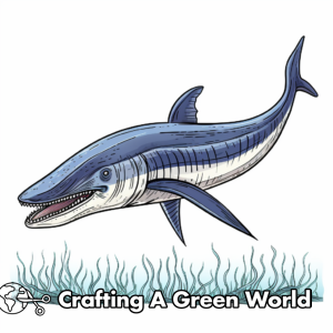 Blue Whale Coloring Pages - Free &amp; Printable!