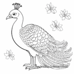 Detailed Adult Peacock Coloring Pages 1
