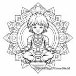Detailed All Seven Chakras Coloring Pages 3
