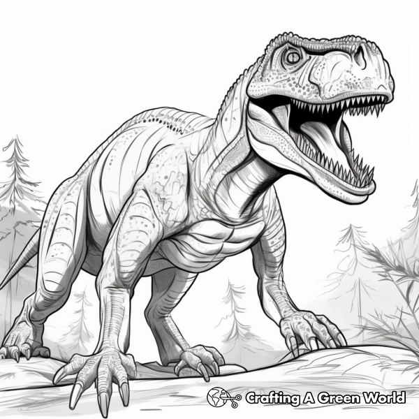 Allosaurus Coloring Pages Free Printable Allosaurus Coloring Pages Free Printable