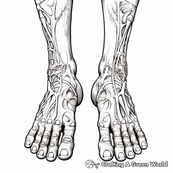 Toes Coloring Pages - Free &amp; Printable!