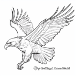 Detailed Aquila Eagle Coloring Pages for Adults 1