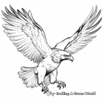 Detailed Aquila Eagle Coloring Pages for Adults 2