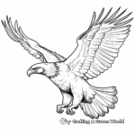 Detailed Aquila Eagle Coloring Pages for Adults 3