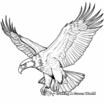Detailed Aquila Eagle Coloring Pages for Adults 4