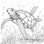 Detailed Archelon coloring Pages for Adults 4