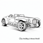 Detailed Autocross Car Coloring Pages for Artists 1