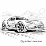Detailed Autocross Car Coloring Pages for Artists 2