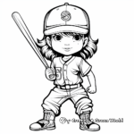Detailed Baseball Team Logo Coloring Pages for Adults 4