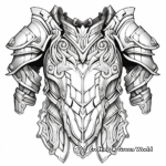 Detailed Breastplate of Righteousness Coloring Pages 2