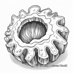 Detailed Calcite Geode Coloring Pages 2