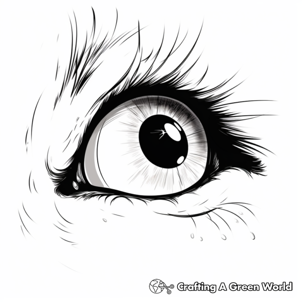 Eye Coloring Pages - Free &amp; Printable!