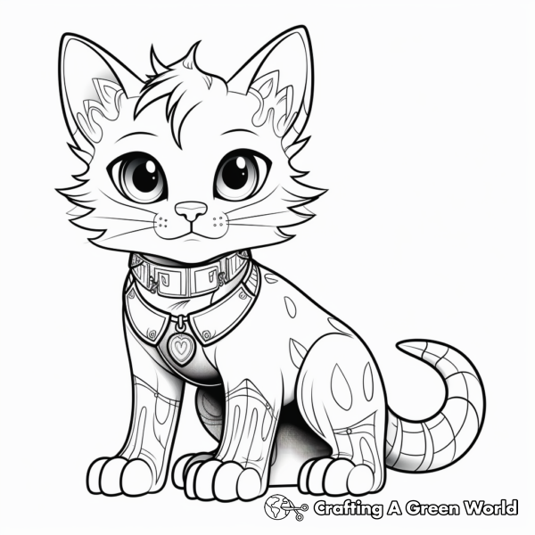 Cat Kid Coloring Pages - Free & Printable!