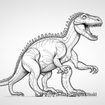 Detailed Ceratosaurus Anatomy Coloring Pages 1