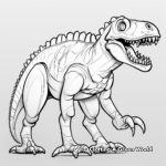 Detailed Ceratosaurus Anatomy Coloring Pages 2