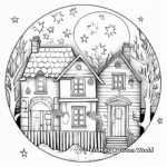 Detailed Christmas Light Coloring Pages 2