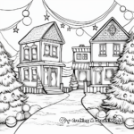 Detailed Christmas Light Coloring Pages 3