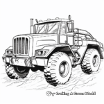 Detailed Construction Vehicle Coloring Pages 3