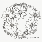 Detailed Daisy Chain Coloring Pages 2