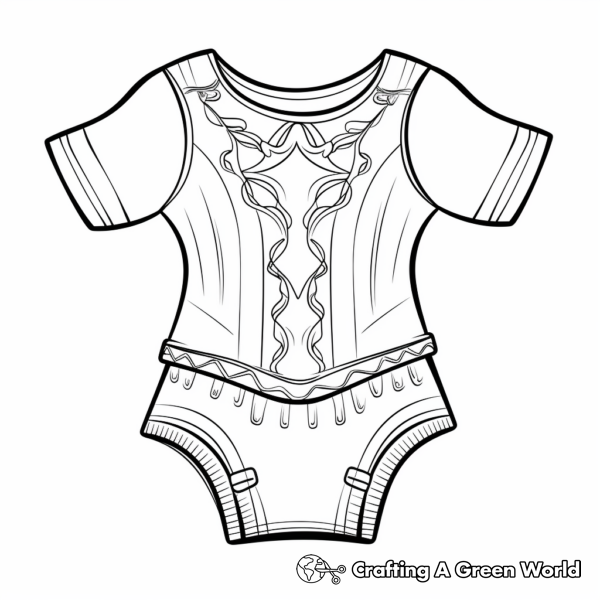 Leotard Coloring Pages - Free &amp; Printable!
