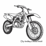 Detailed Enduro Dirt Bike Coloring Pages 3