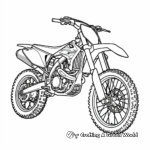 Detailed Enduro Dirt Bike Coloring Pages 4