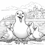 Detailed Flock of Seagulls Coloring Pages 3