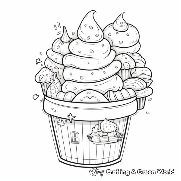 Ice Cream Coloring Pages - Free & Printable!