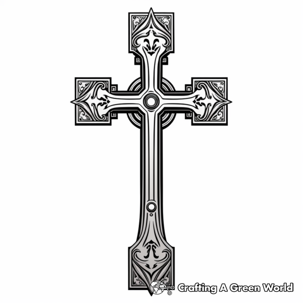 Cross Coloring Pages - Free &amp; Printable!