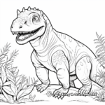 Detailed Iguanodon Coloring Pages for Adults 4