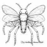 Detailed Insect Anatomy Coloring Pages for Adults 3