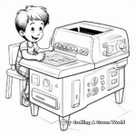 Detailed Laser Printer Coloring Pages 3